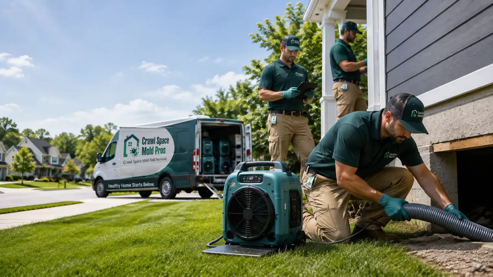 Crawl Space Mold Removal in Stockbridge, WI